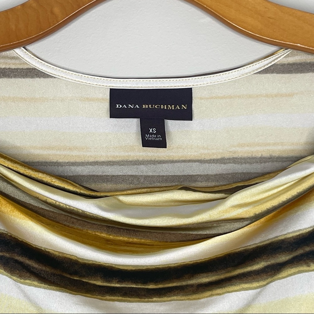 Dana Buchman Striped Tank Top Blouse - Picture 3 of 5